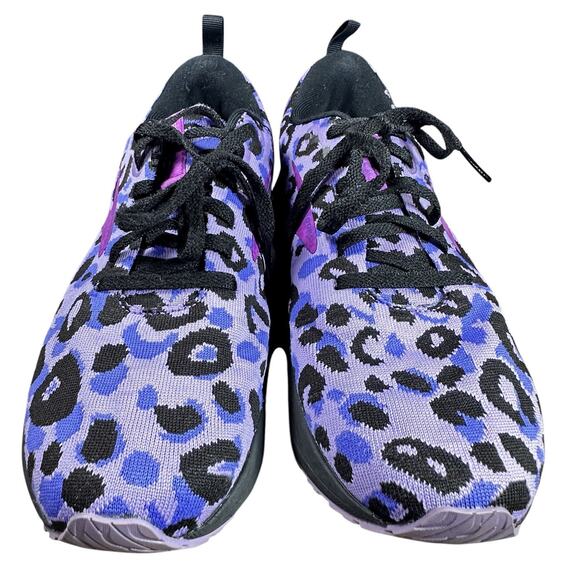 Brooks Revel 5 Purple Black Leopard Print Running Sneakers Women’s Size 10 B - Picture 3 of 8